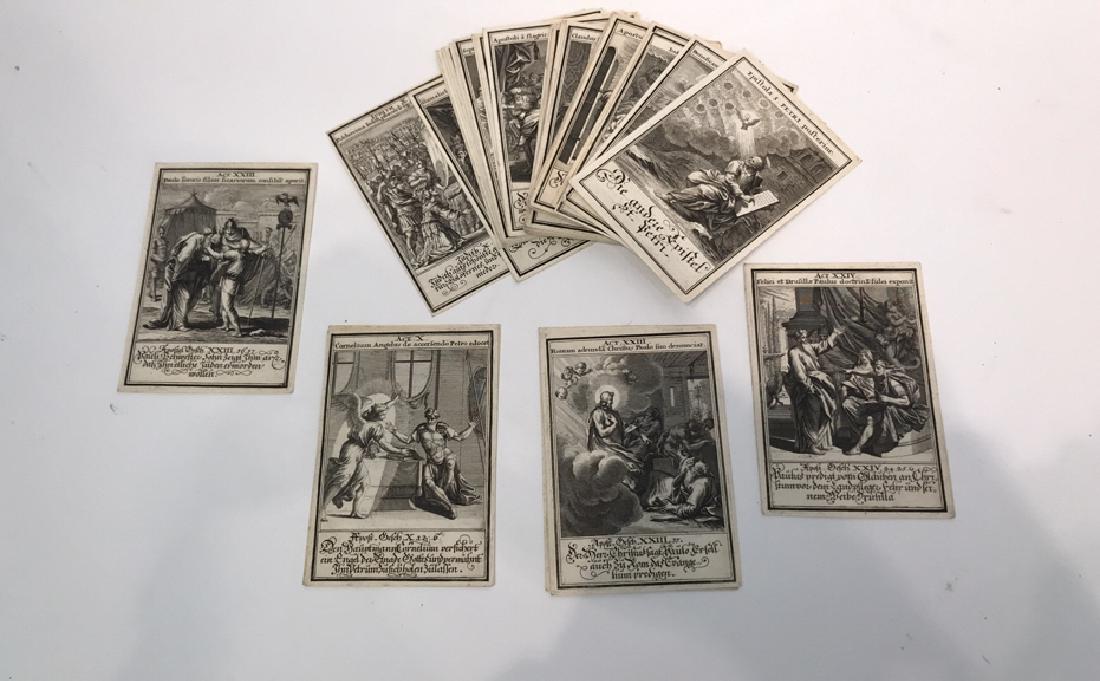 18TH C. GERMAN AND LATIN BIBLICAL ENGRAVINGS (1 of 6)