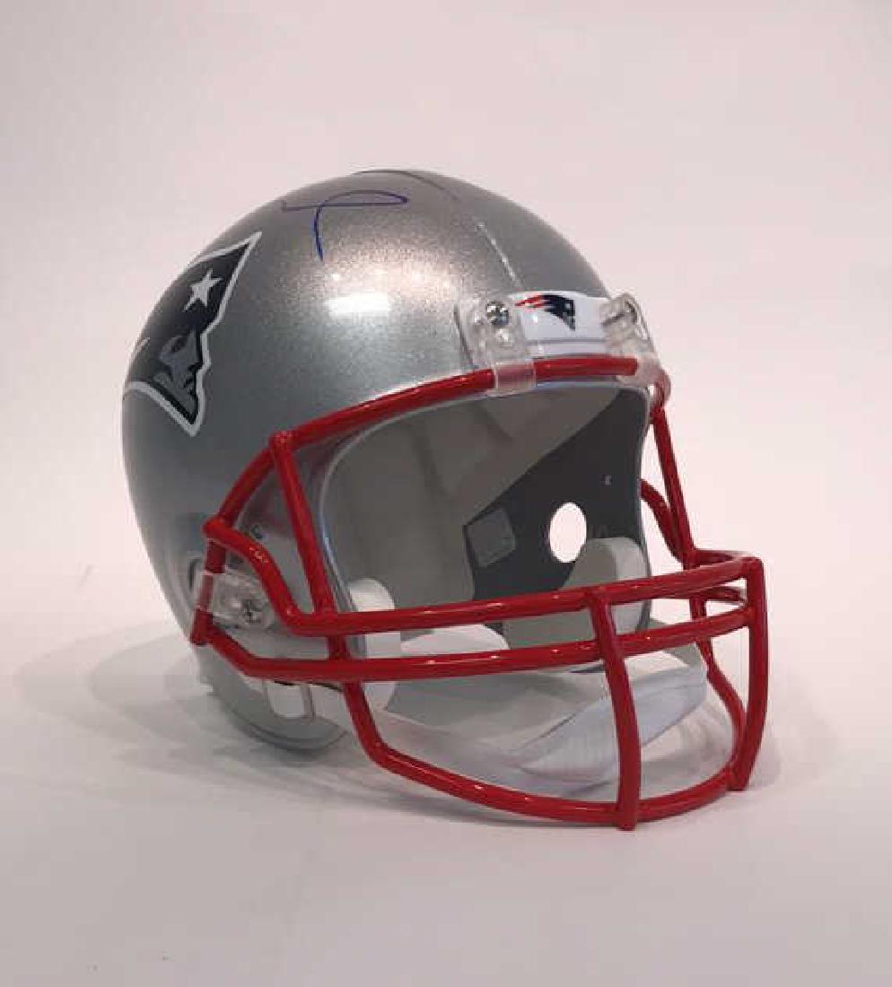 SIGNED TOM BRADY FOOTBALL HELMET (1 of 9)
