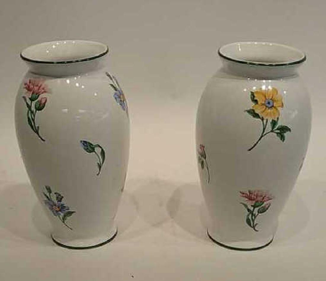 PAIR OF PORTUGUESE CERAMIC VASES FOR TIFFANY & CO. (1 of 7)