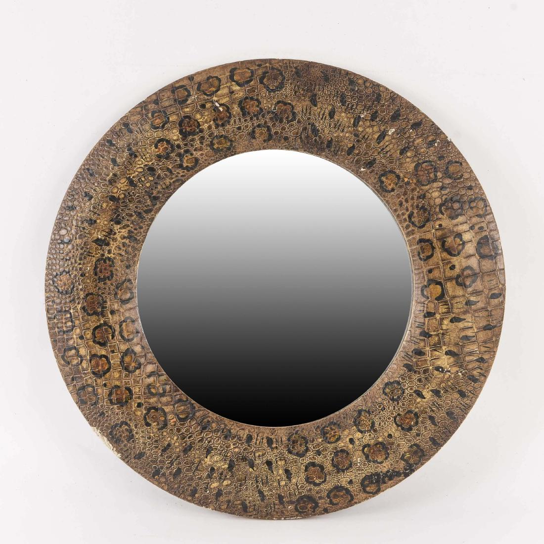 FAUX SNAKESKIN MIRROR (1 of 6)