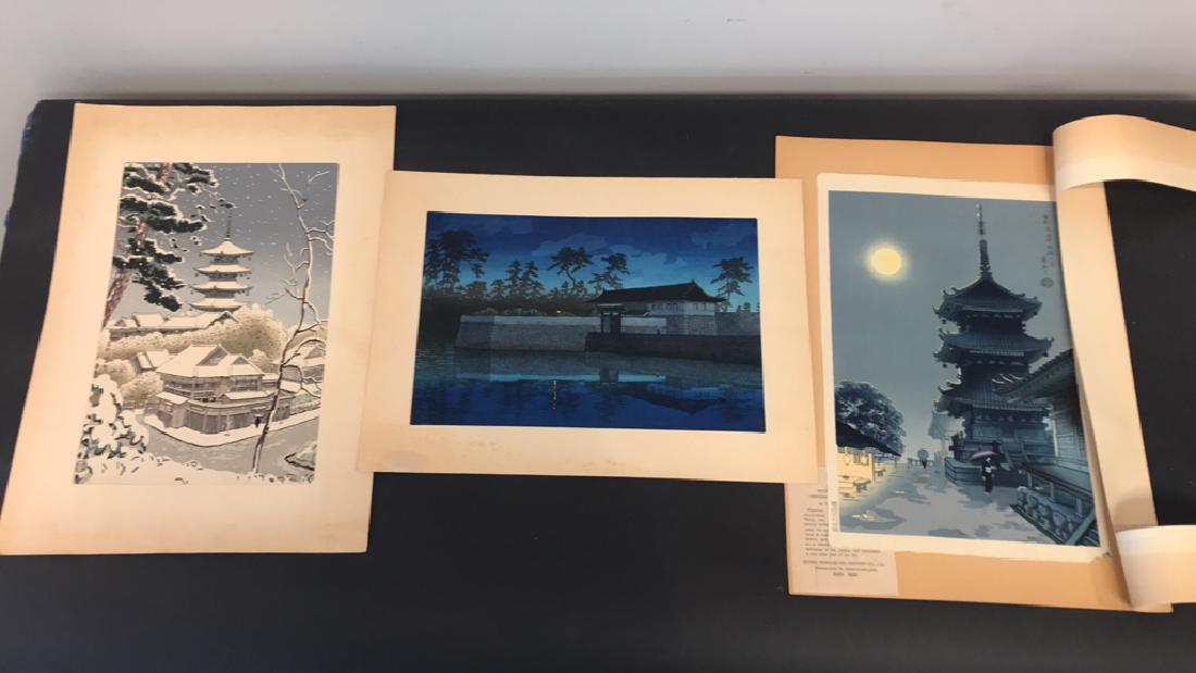 (3) 20TH CENTURY JAPANESE WOODBLOCK PRINTS (1 of 8)