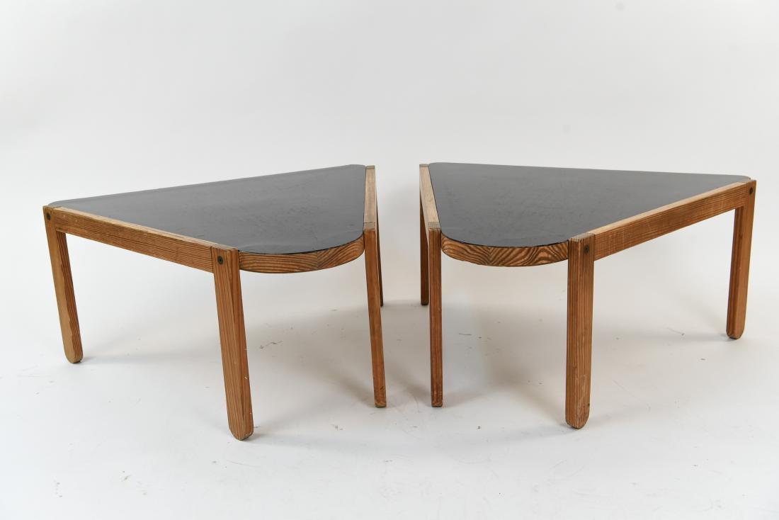 (2) BERNT PETERSEN TRIANGULAR COFFEE TABLES (1 of 10)