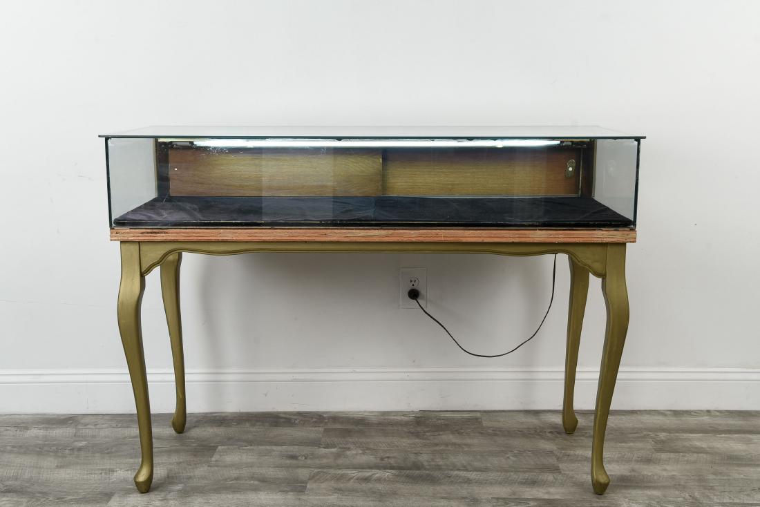 ILLUMINATED GLASS DISPLAY CASE TABLE (1 of 10)