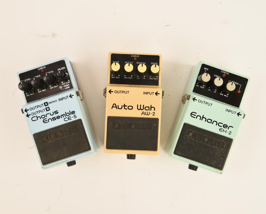 (3) BOSS EFFECT PEDALS (1 of 8)