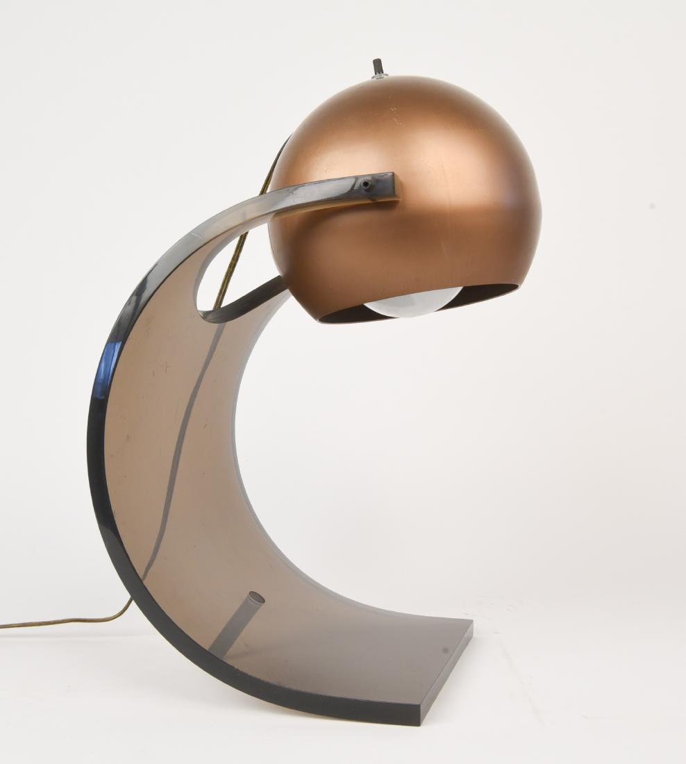 ROBERT SONNEMAN LUCITE EYEBALL LAMP (1 of 5)