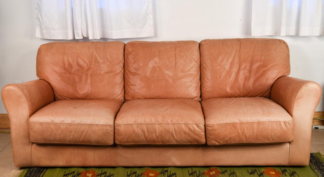 ITALIAN LEATHER SOFA (1 of 10)