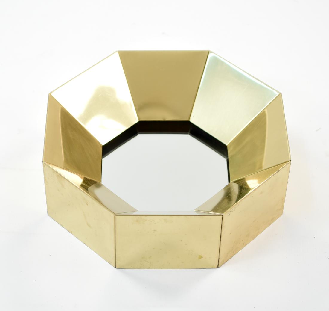 C. JERE OCTAGONAL BRASS MIRROR (1 of 8)