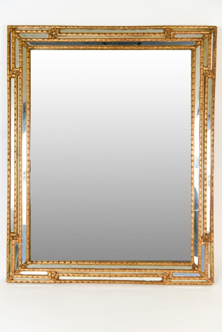 ITALIAN INSET MIRRORED FRAME MIRROR (1 of 11)