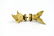 PAIR OF GILT BRONZE ORMOLU DOVES - 4