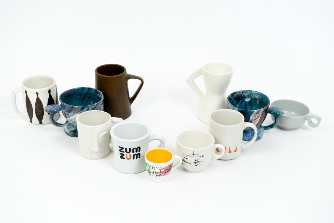MID-CENTURY COFFEE MUG GROUPING INCL HERMAN MILLER (1 of 7)