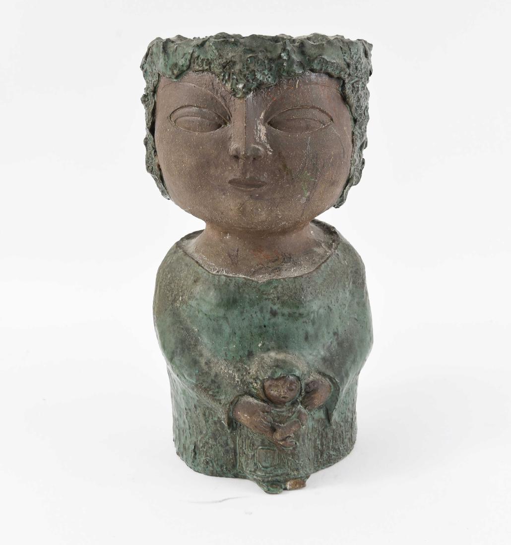 PAUL BELLARDO STUDIO CERAMIC VASE / PLANTER (1 of 9)