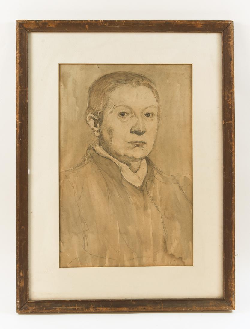 PORTRAIT OF GENTLEMAN C. 1900 W/C (1 of 9)