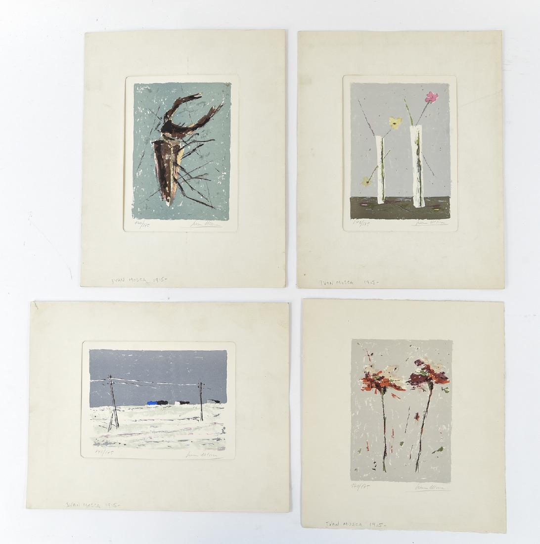 IVAN MOSCA (1915-2005) FOUR SIGNED LITHOS (1 of 8)