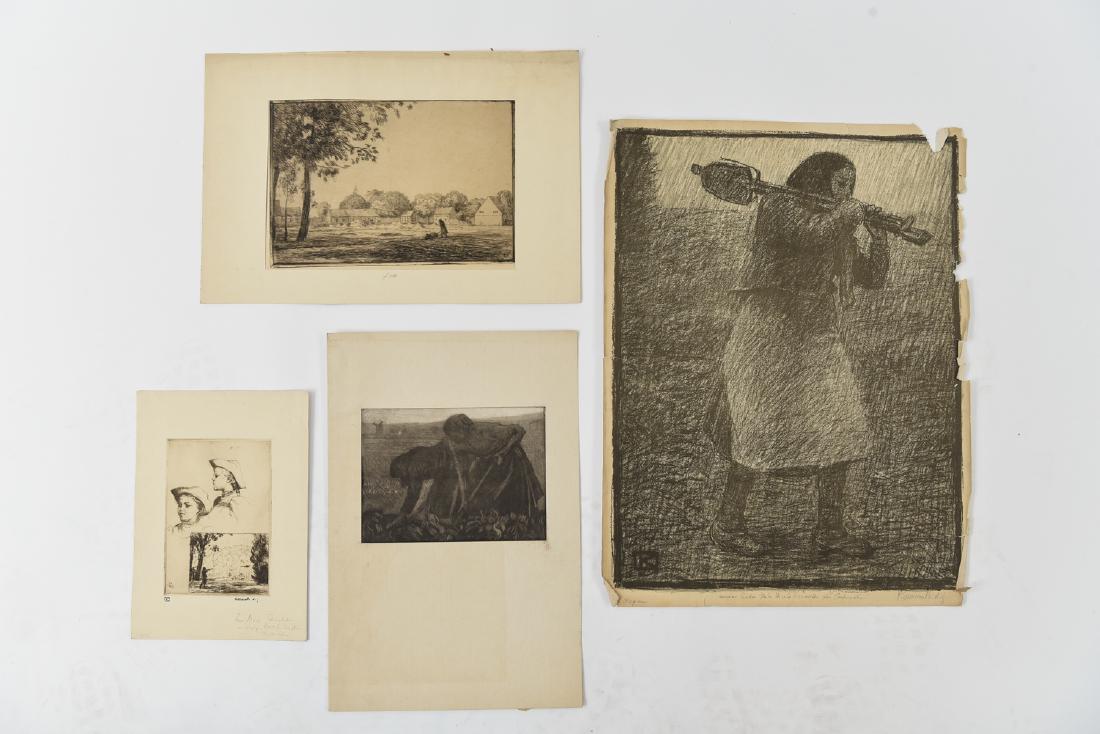 (4) LEOPOLD GRAF VAN KALKREUTH, GERMAN (1855-1928) (1 of 13)