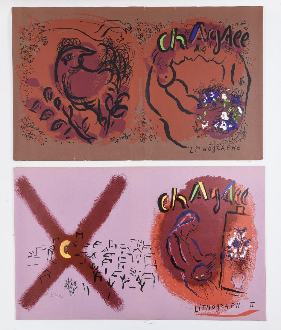 (2) MARC CHAGALL ORIGINAL LITHOGRAPH COVERS (1 of 10)
