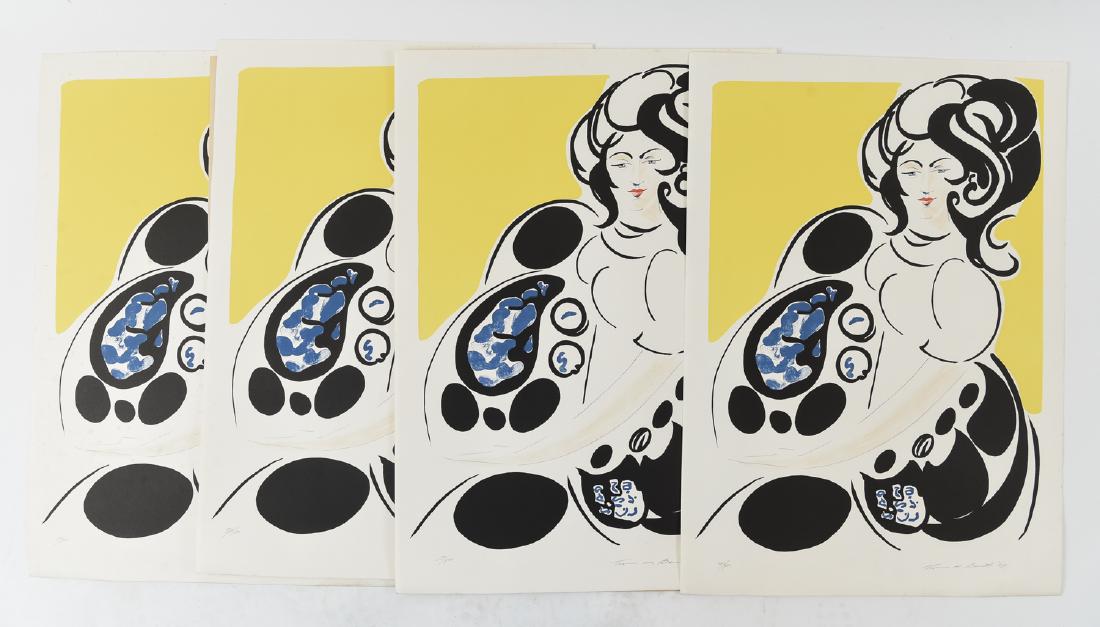 (4) THOMAS M. BARNETT SERIGRAPHS SIGNED LTD ETD (1 of 10)