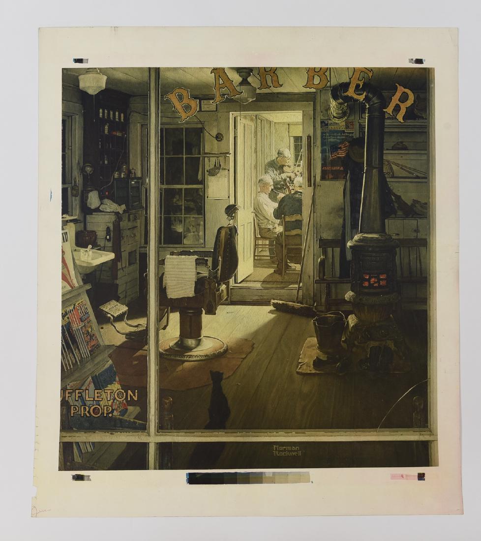 NORMAN ROCKWELL COLLOTYPE PRINTERS PROOF (1 of 10)
