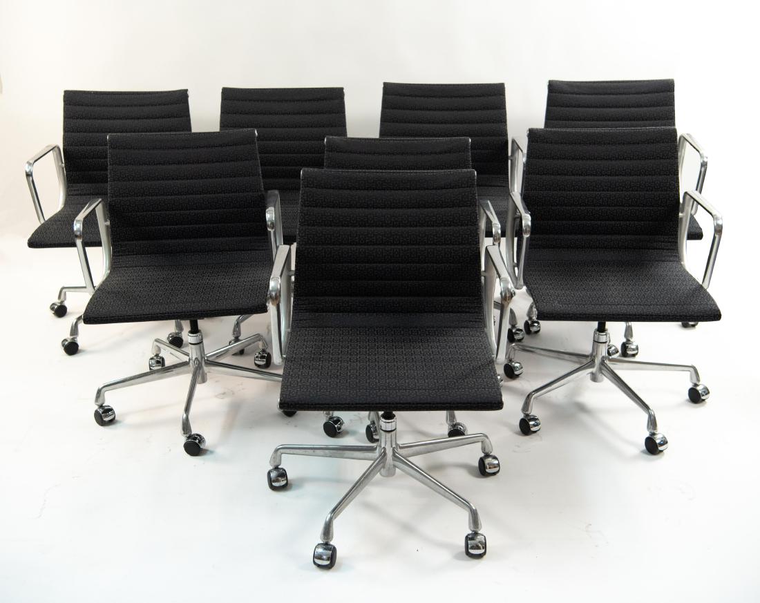 (8) EAMES ALUMINUM GROUP MANAGEMENT CHAIRS (1 of 19)