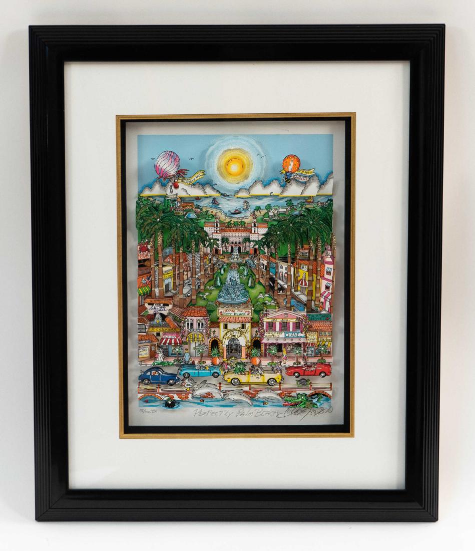 CHARLES FAZZINO 3D SERIGRAPH PALM BEACH (1 of 15)