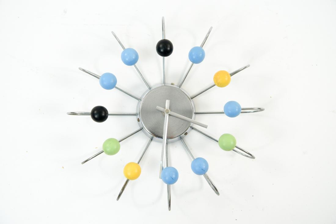 GEORGE NELSON STYLE ATOMIC BALL CLOCK (1 of 8)