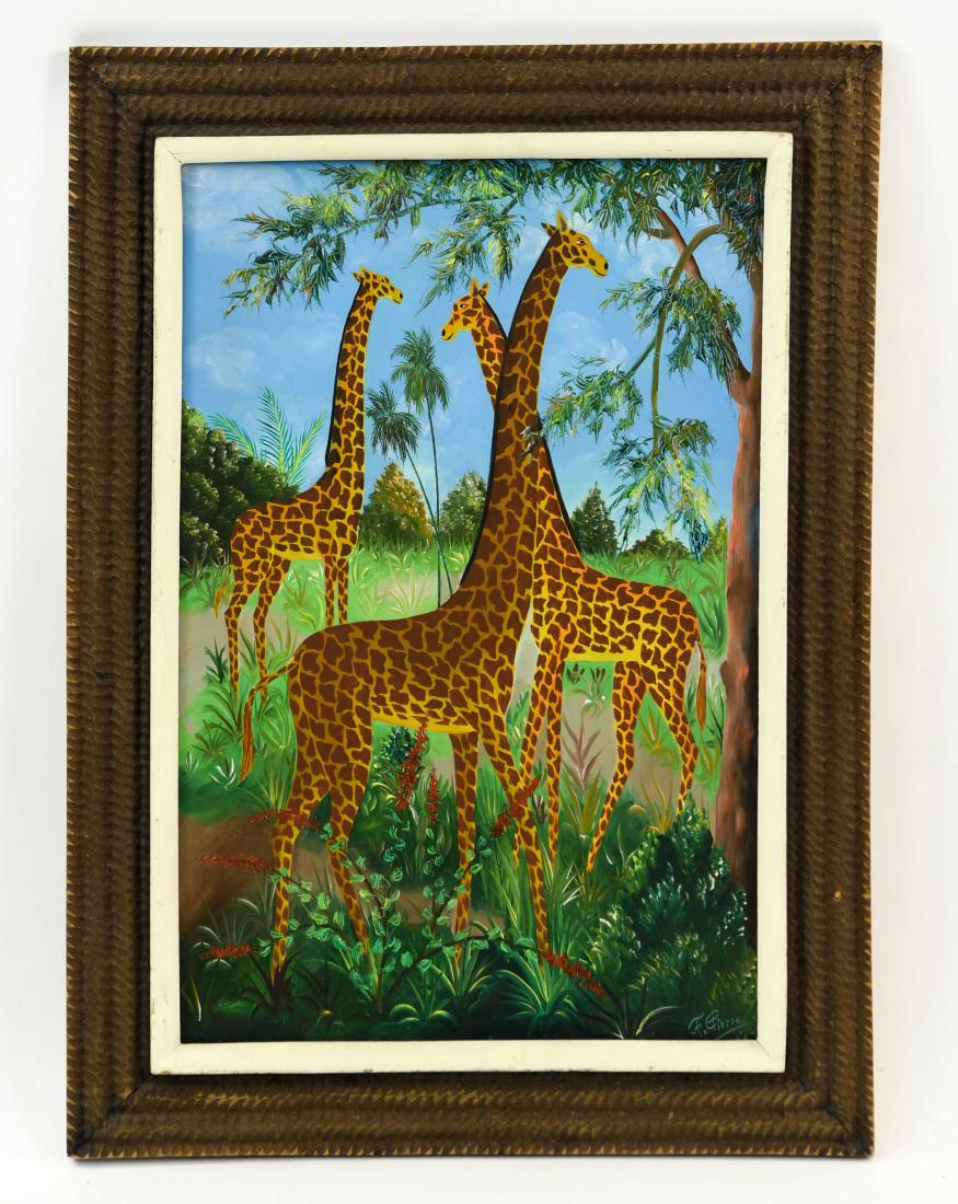 F. PIERRE (HAITIAN) OIL ON MASONITE (1 of 18)