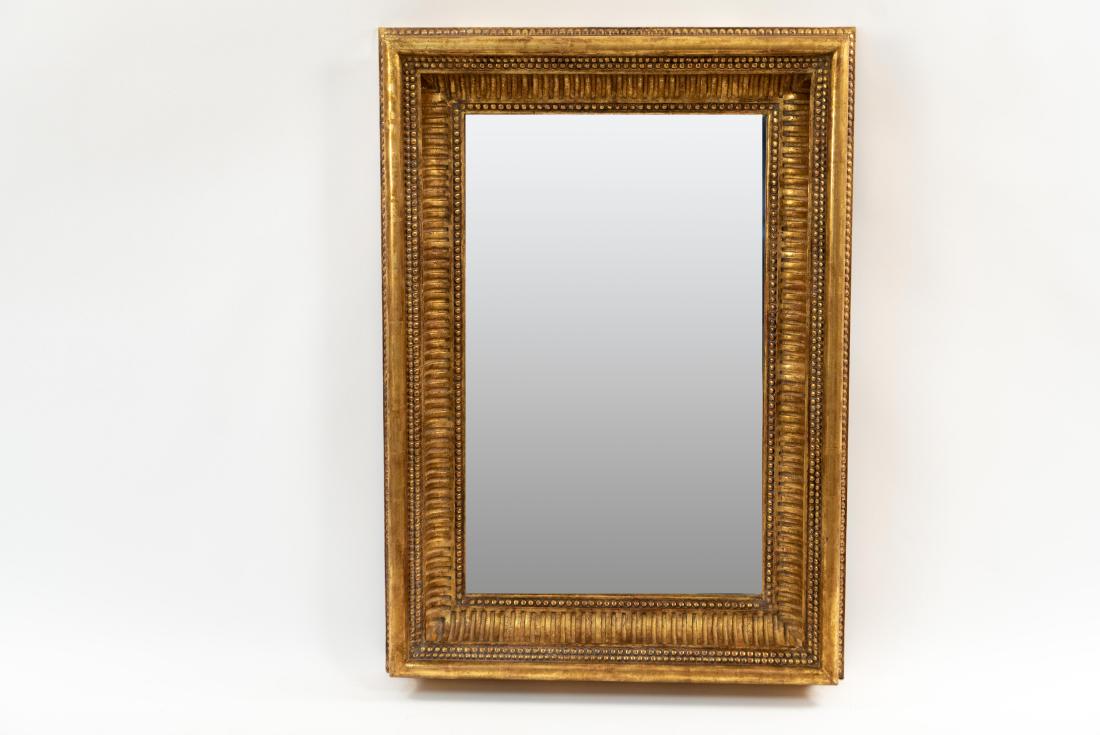CONTEMPORARY ANTIQUE COVE STYLE FRAME MIRROR (1 of 16)