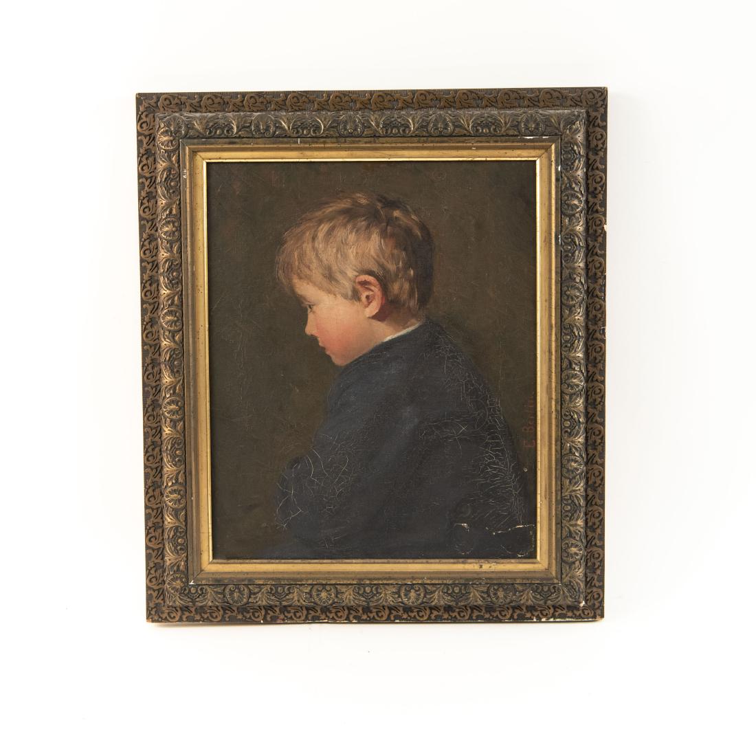 AMERICAN SCHOOL PORTRAIT OF BOY C. 1870'S (1 of 12)