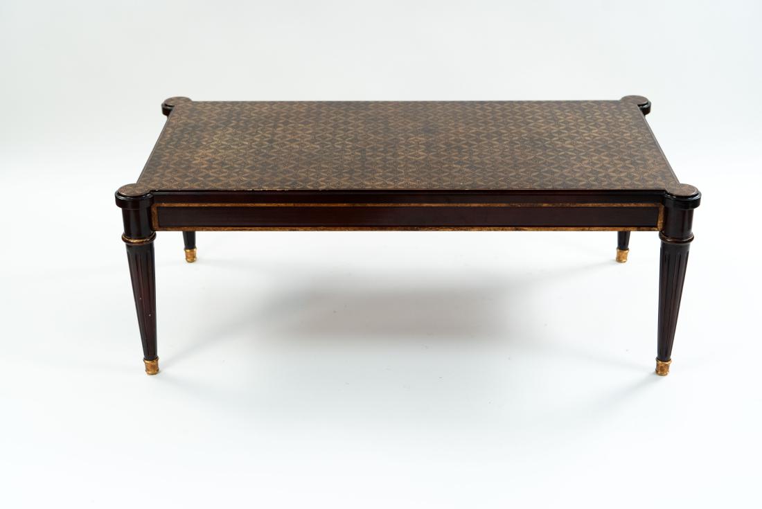 LOUIS XVI STYLE PAINT DECORATED COFFEE TABLE (1 of 14)