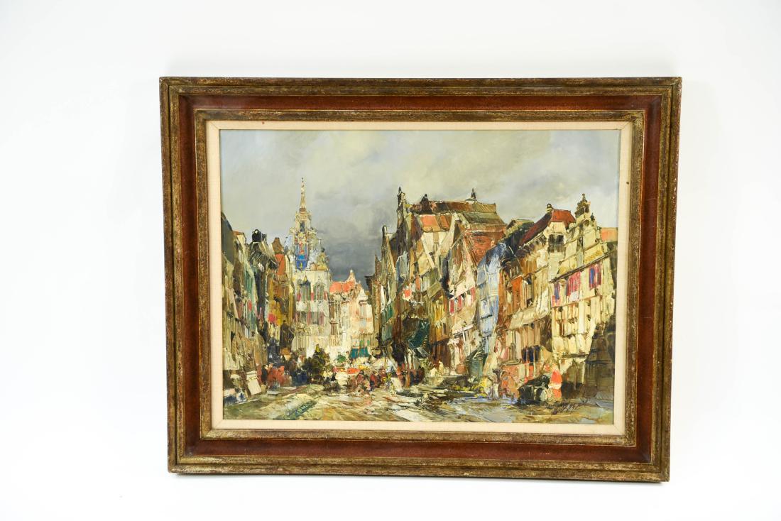 MID-CENTURY ABSTRACT PAINTING HOLLAND (1 of 9)