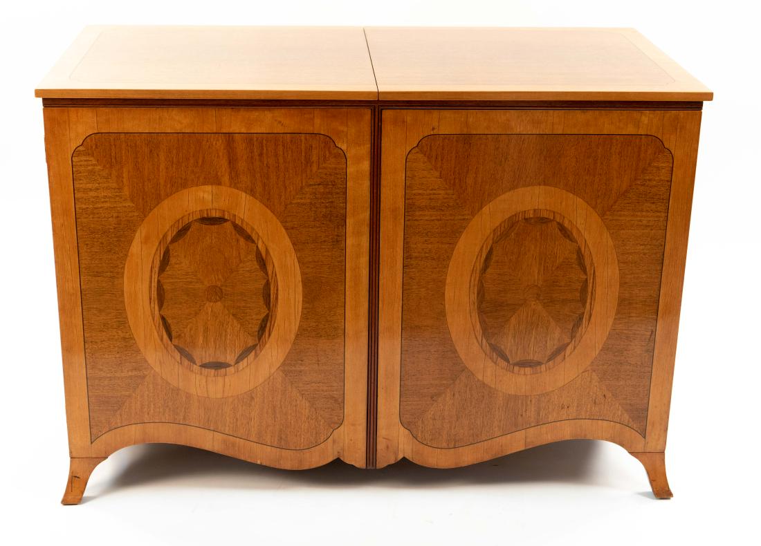 CONTEMPORARY INLAID BAR CABINET (1 of 16)