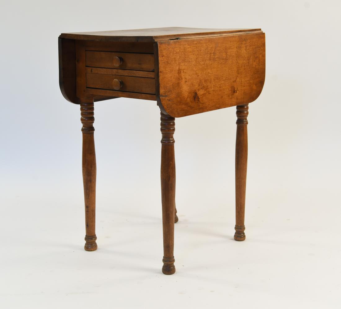 ANTIQUE COUNTRY PINE DROP LEAF TABLE (1 of 9)