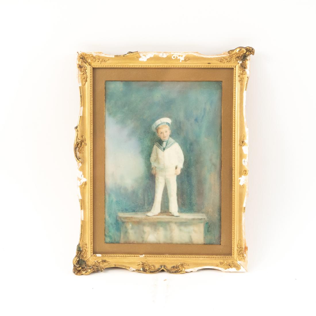 19TH C. PORTRAIT OF SAILOR BOY (1 of 9)