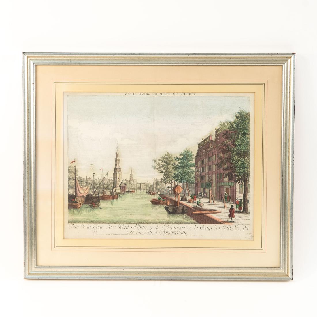 18TH CENTURY HAND COLORED ENGRAVING (1 of 13)