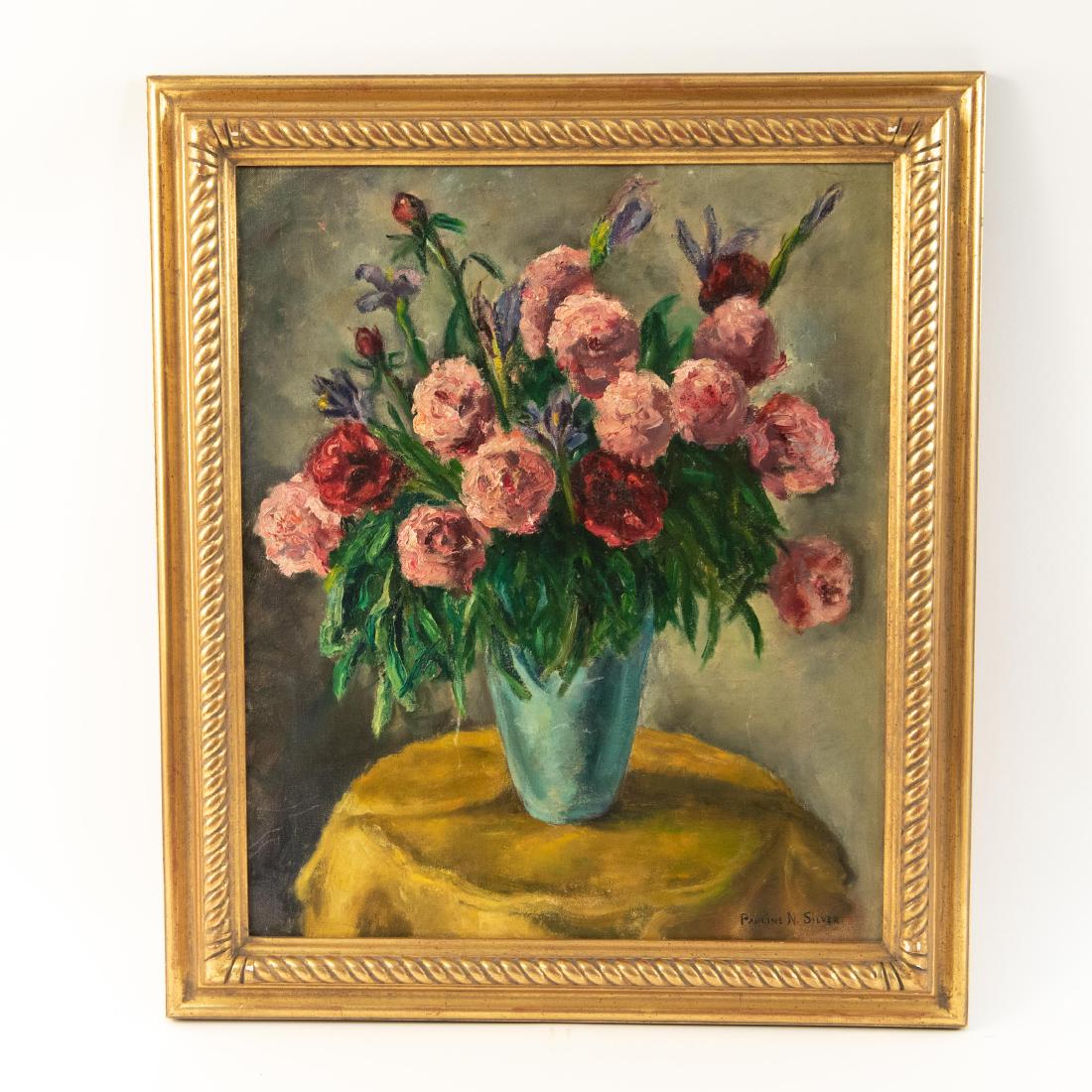 PAULINE SILVER 20TH CENTURY OIL ON CANVAS (1 of 11)