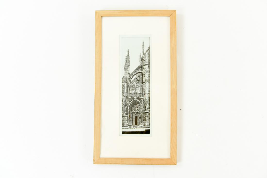 JOHN TAYLOR ARMS (AMERICAN 1882-1953): "Louviers Lace (Porte du Baptême, Eglise Notre Dame, Louviers. (Louviers lace, Baptismal Door, Church of Our Lady, Louviers).", 1936. (Fletcher 303). Signed lower right: John Taylor Arms. Dated 1936.