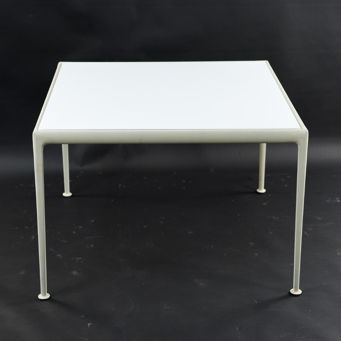 RICHARD SCHULTZ FOR KNOLL DINING TABLE: Dimensions: H 26.5" x W 38" x D 38" Condition: Light wear from use.