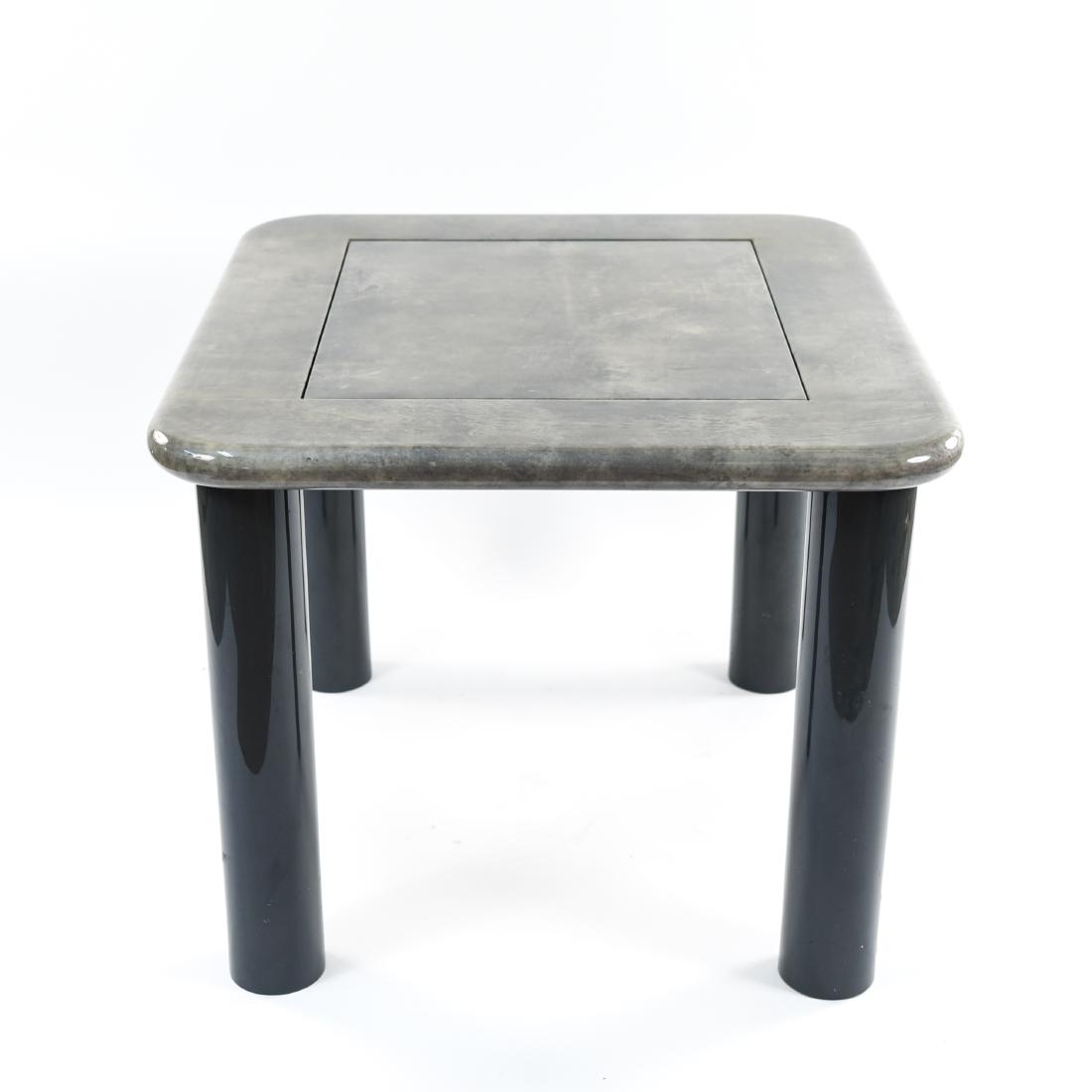 ITALIAN GOATSKIN LEATHER GAME TABLE (1 of 10)