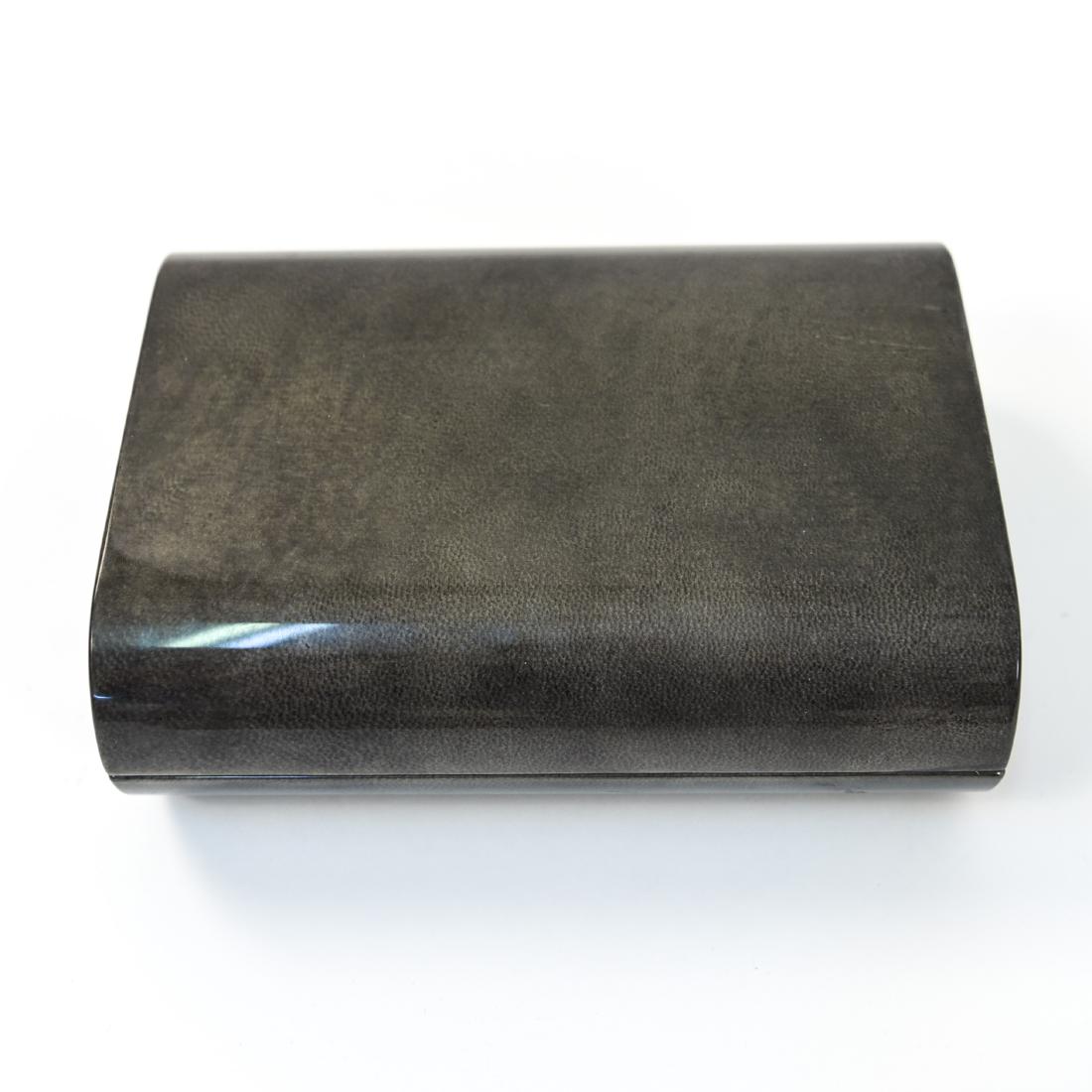 ITALIAN GOATSKIN LEATHER DRESSER BOX (1 of 8)