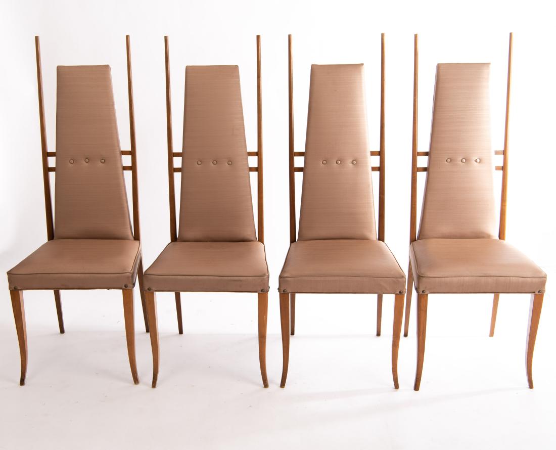 (4) ITALIAN GIO PONTI STYLE SIDE CHAIRS (1 of 15)