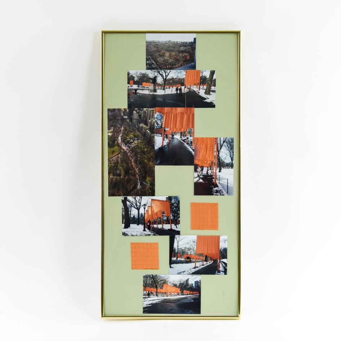 CHRISTO THE GATES FABRIC FRAGMENTS AND PICTURES (1 of 12)