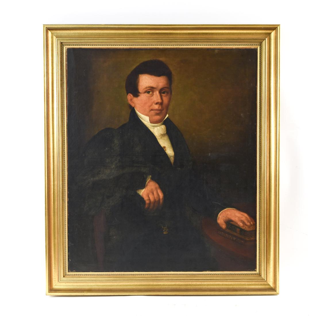 19TH CENTURY PORTRAIT OF A GENTLEMAN O/C (1 of 16)