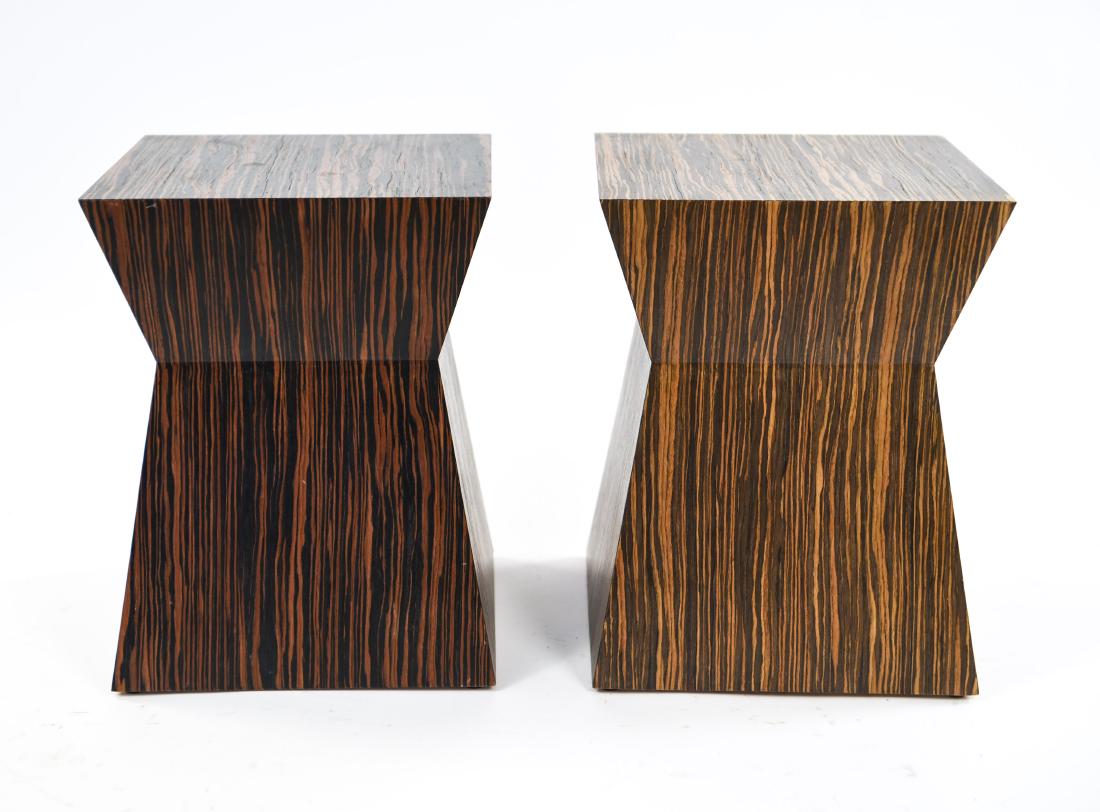 PAIR OF GUS MID-CENTURY STYLE END TABLES (1 of 10)