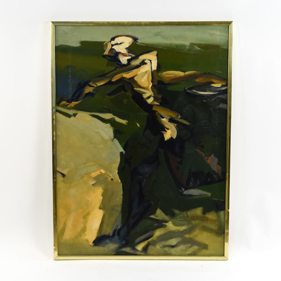 1962 ABSTRACT FIGURE O/C PAINTING (1 of 12)