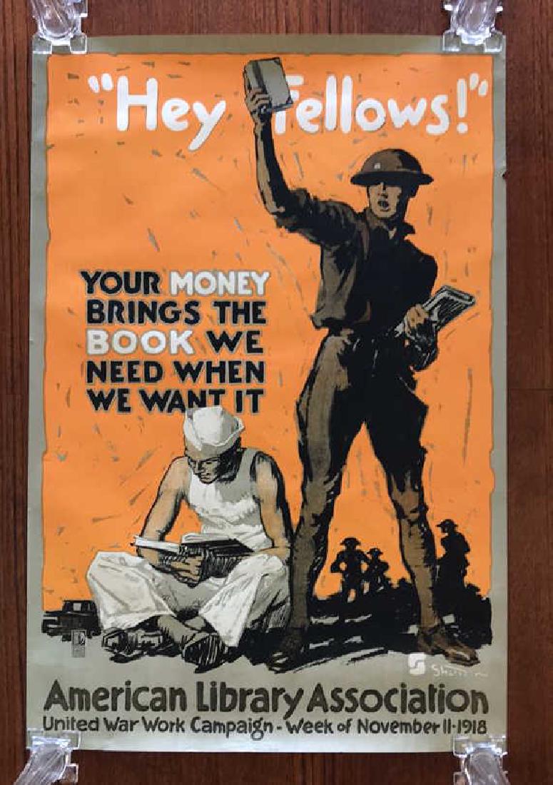 WORLD WAR I LIBRARY ASSOCIATION POSTER (1 of 9)