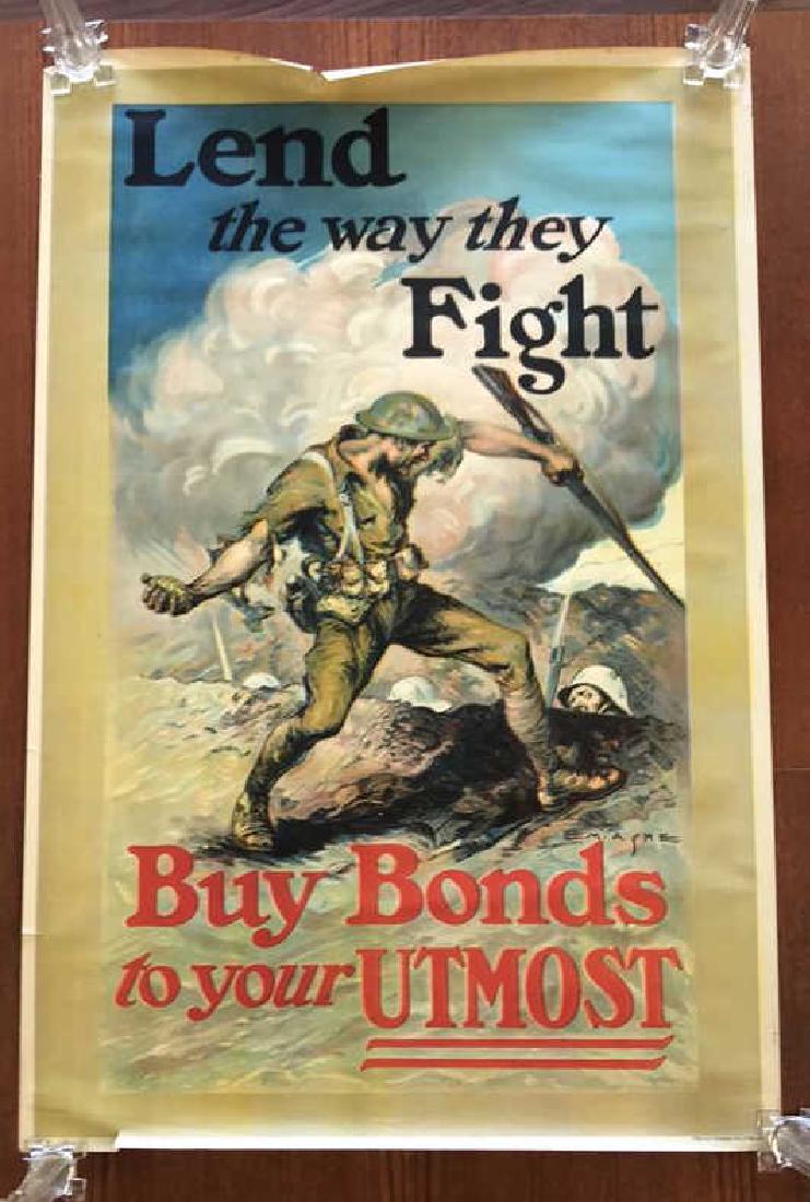 WORLD WAR I BONDS POSTER (1 of 7)