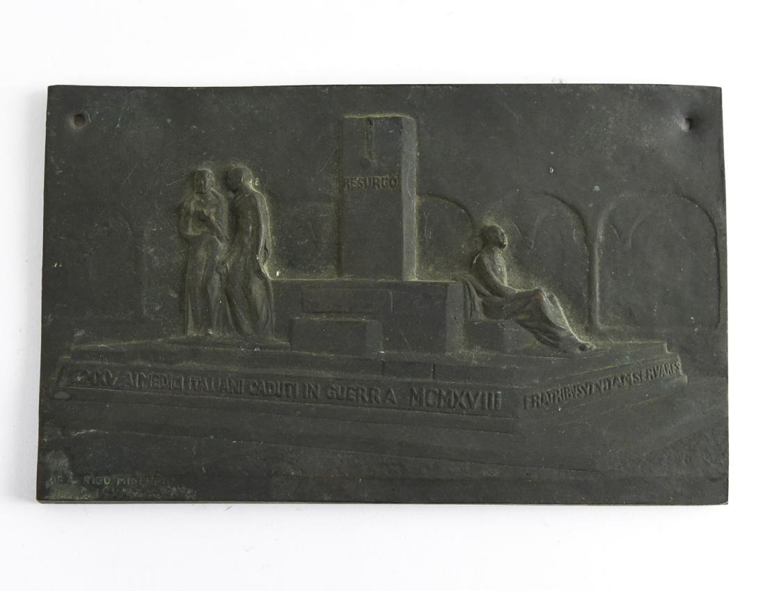 MINERBI BRONZE PLAQUE (1 of 9)