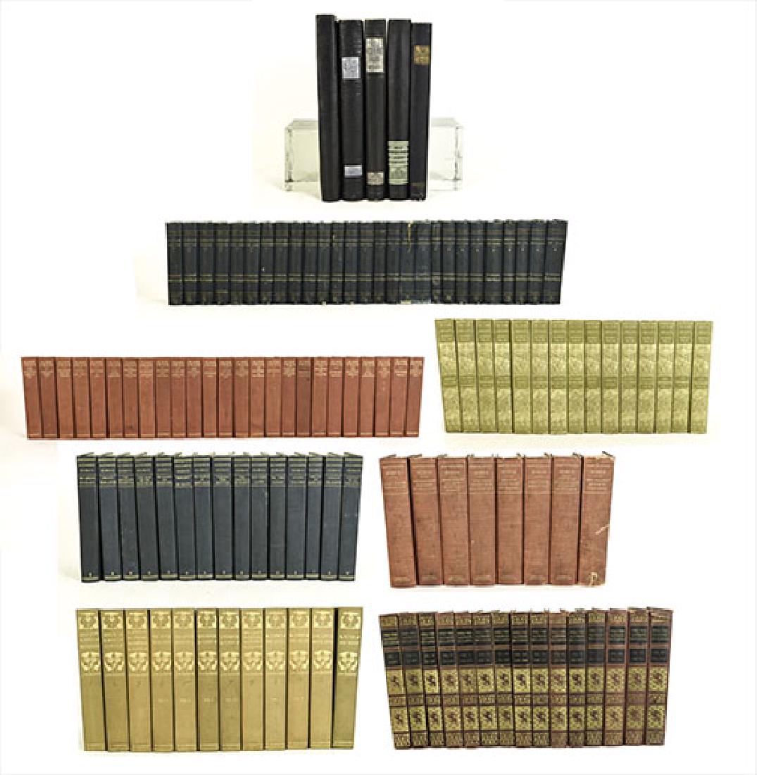 DECORATOR LEATHER-BOUND BOOK GROUPING (1 of 20)