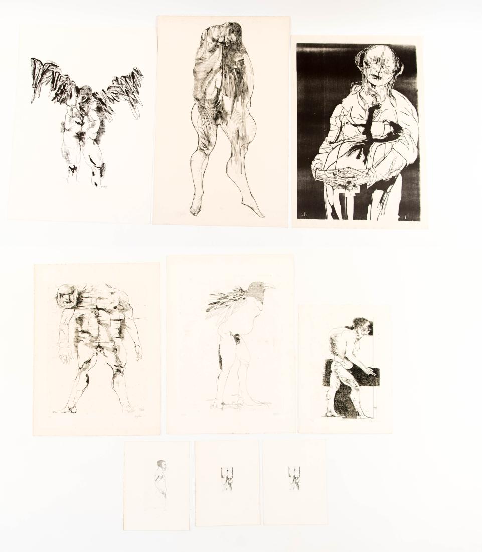 GROUPING OF LEONARD BASKIN PRINTS (1 of 18)