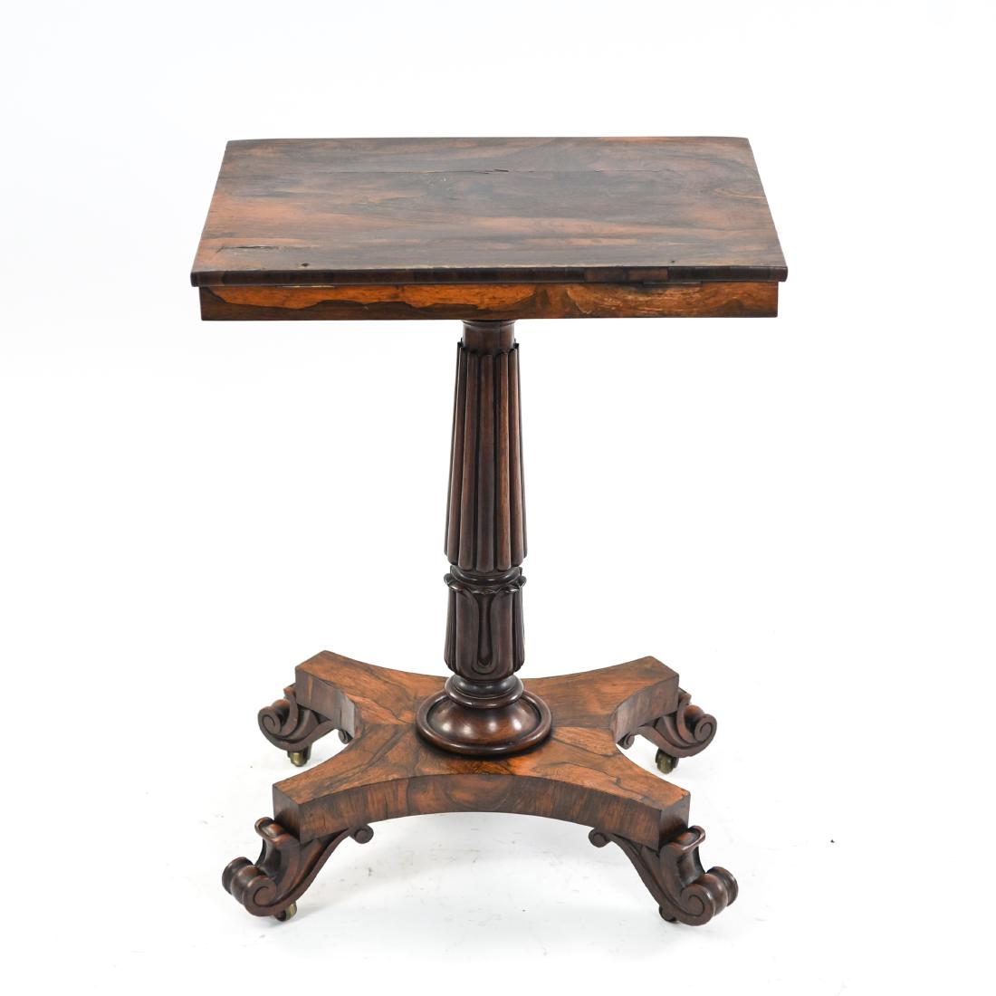 19TH C. REGENCY ROSEWOOD MANUSCRIPT STAND (1 of 20)
