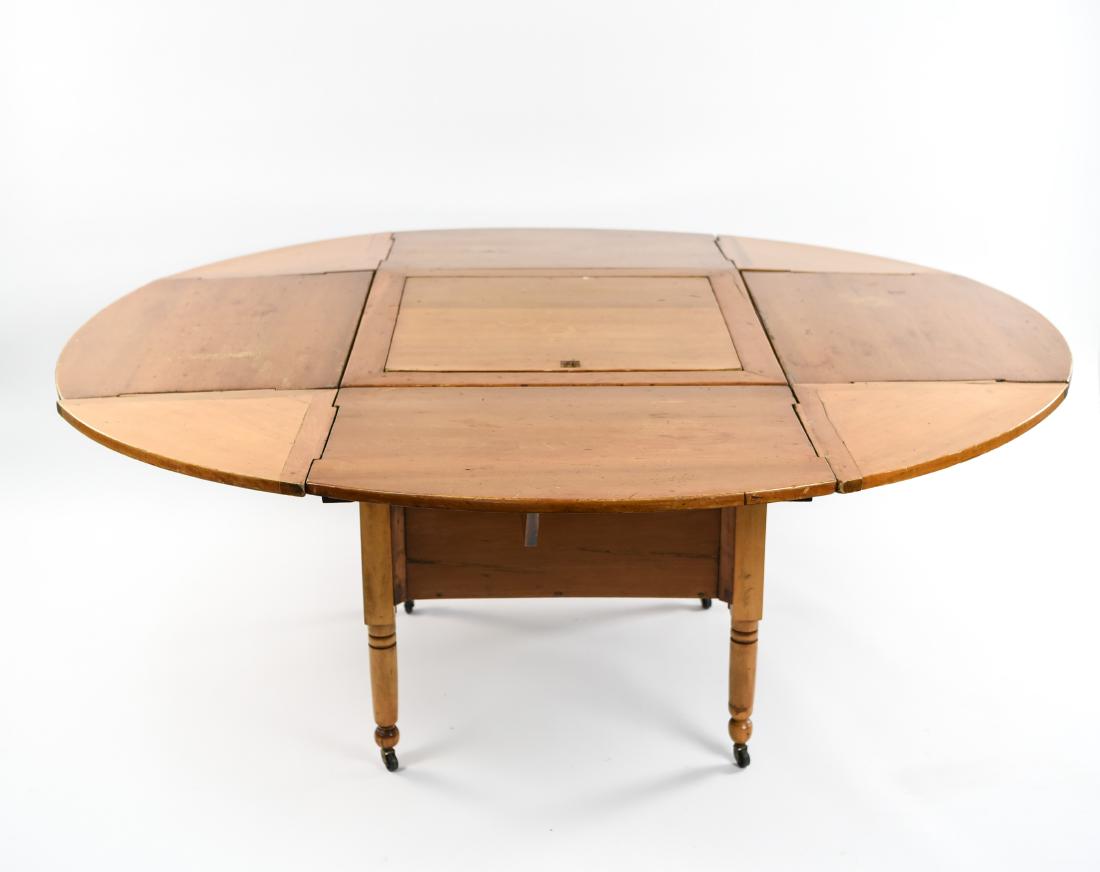 PINE DROP LEAF TABLE W/ LEAVES (1 of 20)